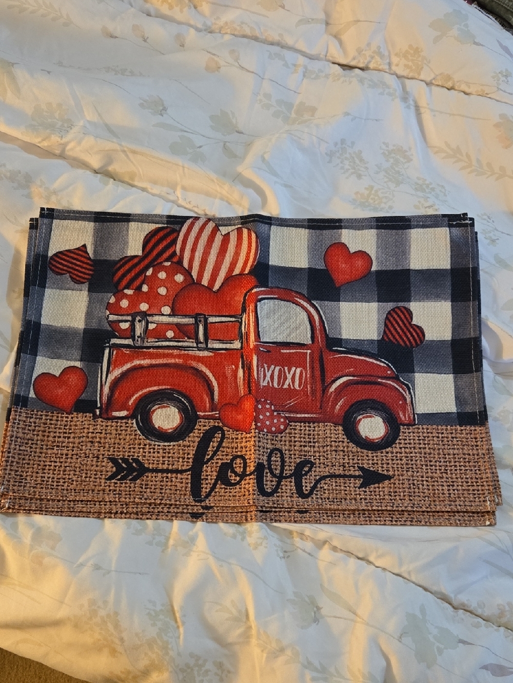 Place Mats - Set Of 4 Spring/summer Place Mats - Picture 2 of 6